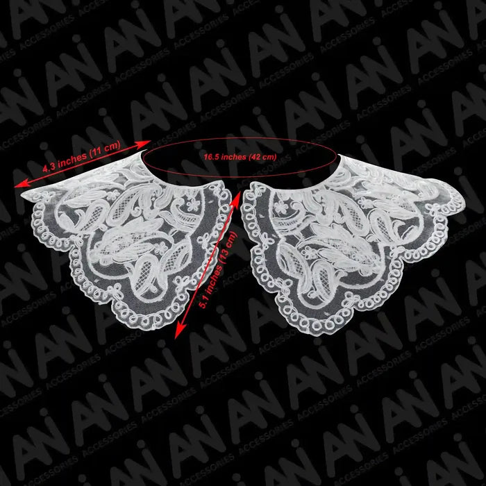 Decorative floral pattern neckline collar patch for women dresses, kurtis, gowns and fashion DIY sewing crafts