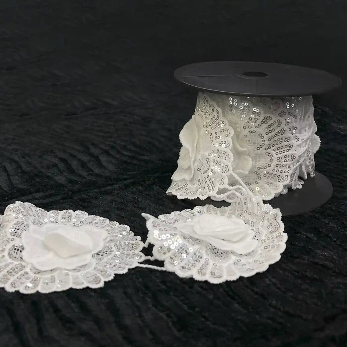 Floral Sequins Lace | 2 Meter