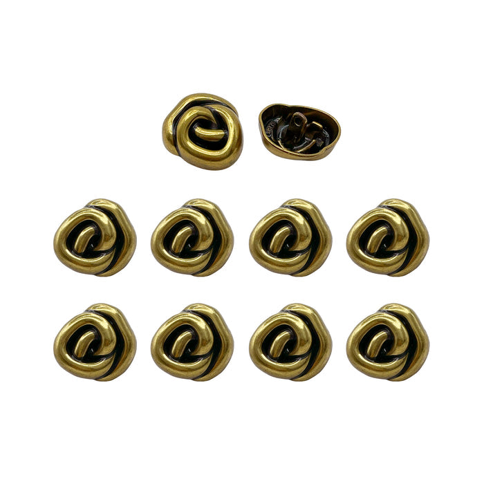 Antique gold / 12mm(19L) / 8 Small size