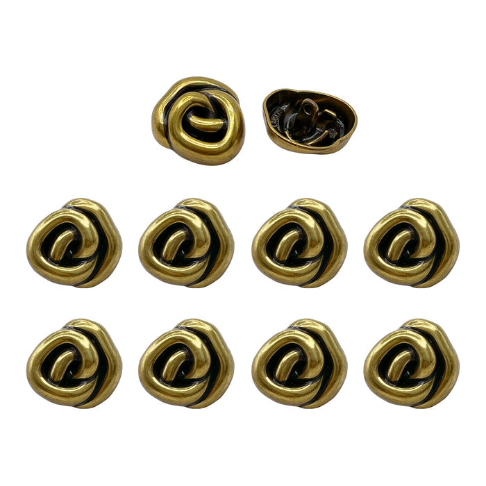 Antique gold / 15mm(24L) / 8 Medium size