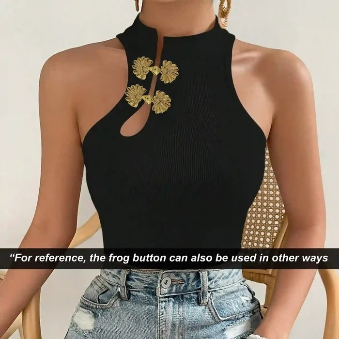 Floral Style Frog Closure Buttons