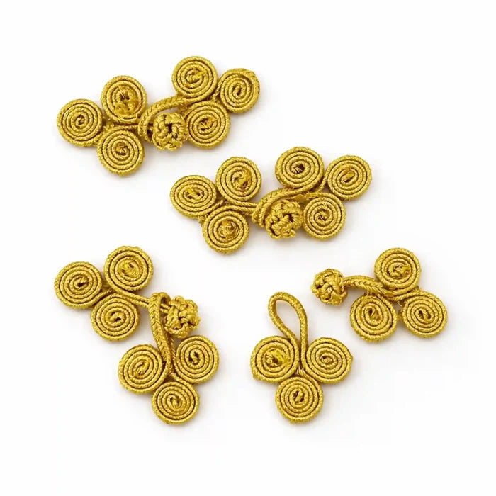 Floral Style Frog Closure Buttons