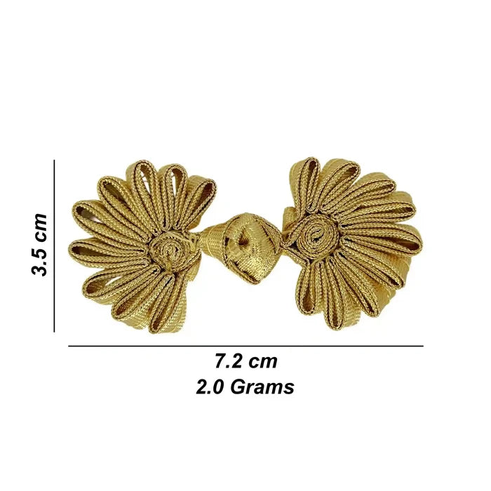 Floral Style Frog Closure Buttons