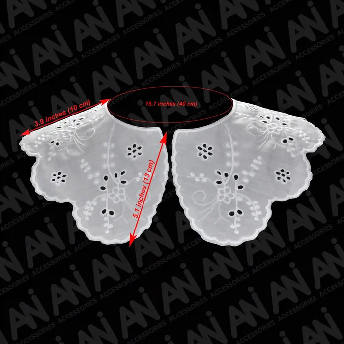 Ani Accessories Floral Style Leafy Design Neck Collar adding graceful charm to women dresses and festive outfits