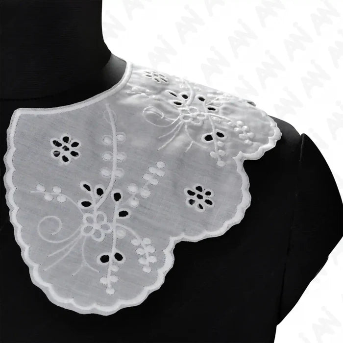 Designer Floral Style Leafy Design Neck Collar from Ani Accessories for chic garment enhancement and layering