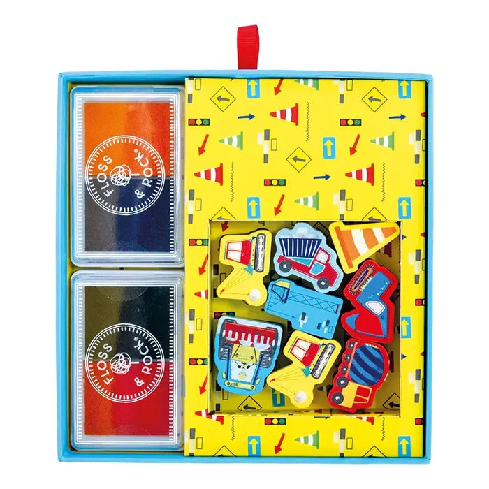 Floss and Rock - Stamper Set - Construction