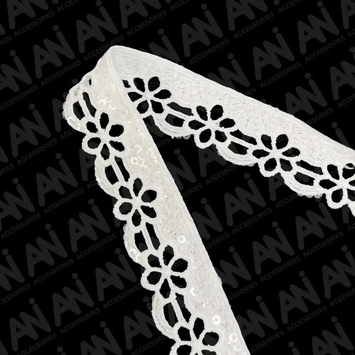 Flower Cut Work Lace | 2 Meter