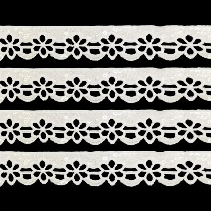 Flower Cut Work Lace | 2 Meter