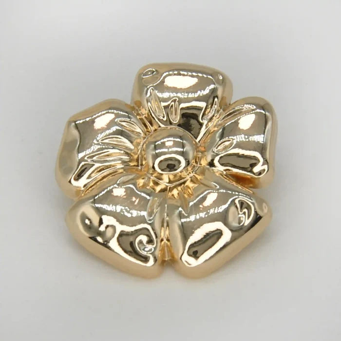 Flower Metal Buttons | 25mm(40L)