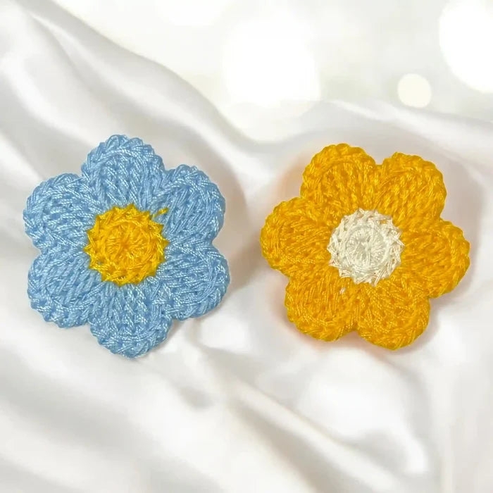 Flower Style Crochet Patch