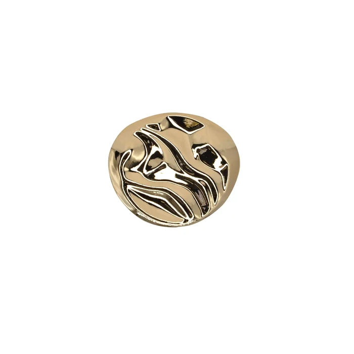 Fluid Ripples Metal Buttons | 18mm (28L), 23mm (36L) & 30mm (47L)