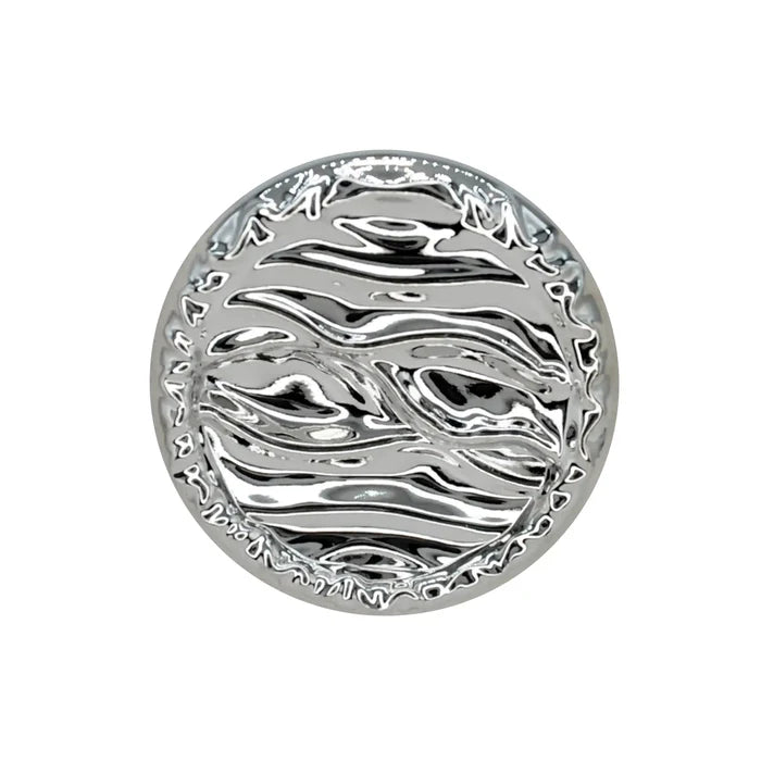 Fluid Wave Pattern Metal Button | 18mm(28L), 20mm(32L) & 25mm(40L)