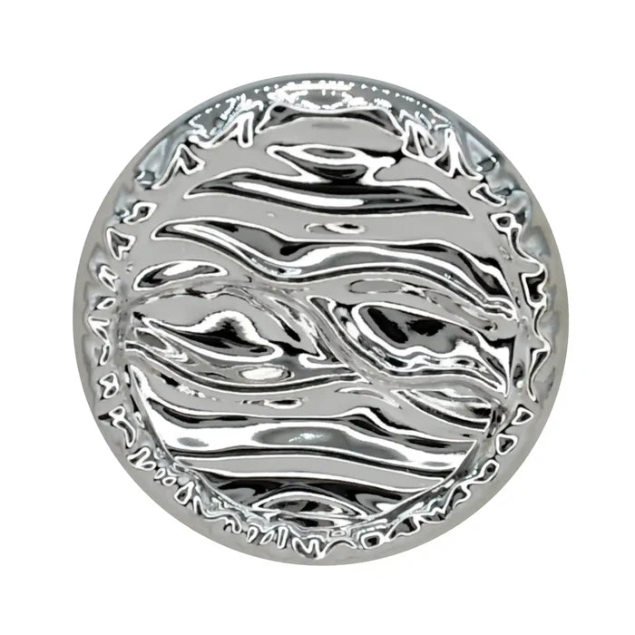 Fluid Wave Pattern Metal Button | 18mm(28L), 20mm(32L) & 25mm(40L)