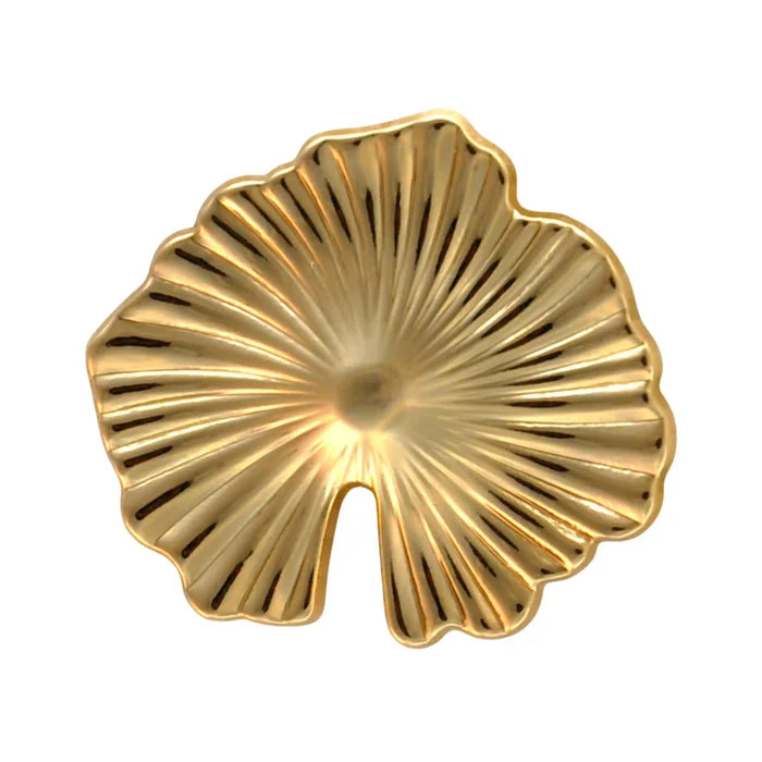 Fluted Shell Metal Buttons | 35mm(55L)