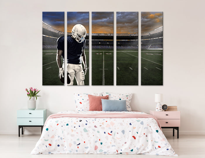 Footballer Canvas Print #4151