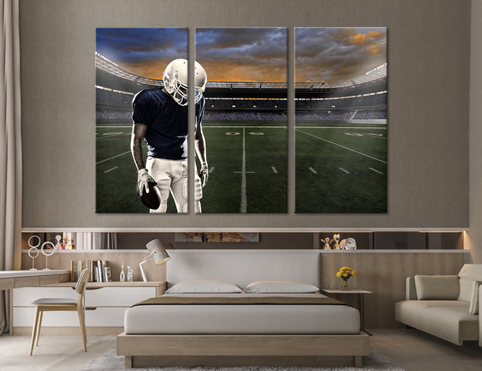 Footballer Canvas Print #4151