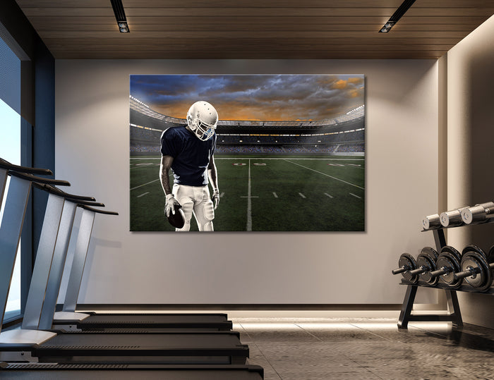 Footballer Canvas Print #4151