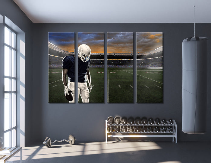 Footballer Canvas Print #4151