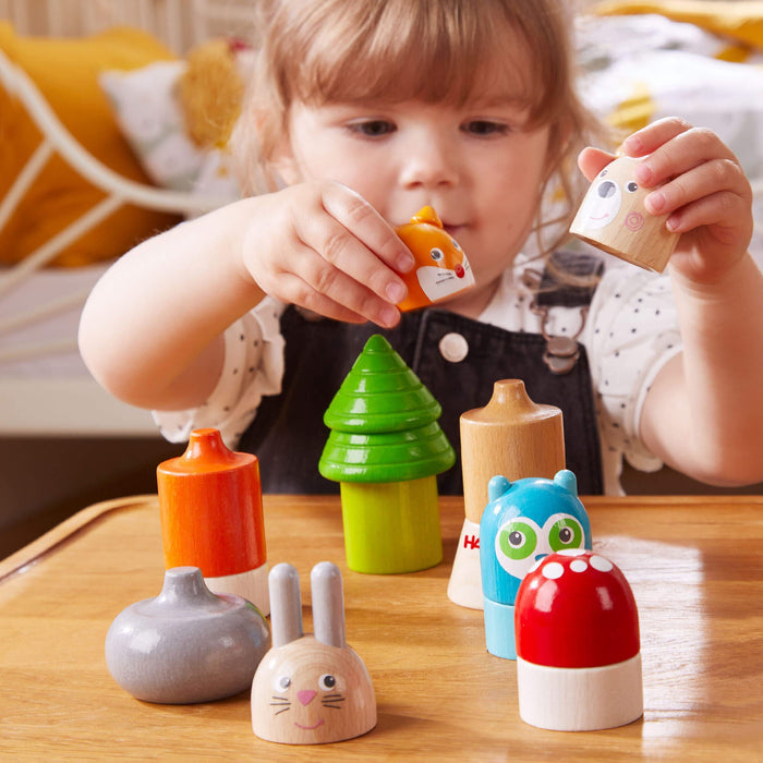 Forest Animals Wooden Stacking Toy - Babies in Bloom