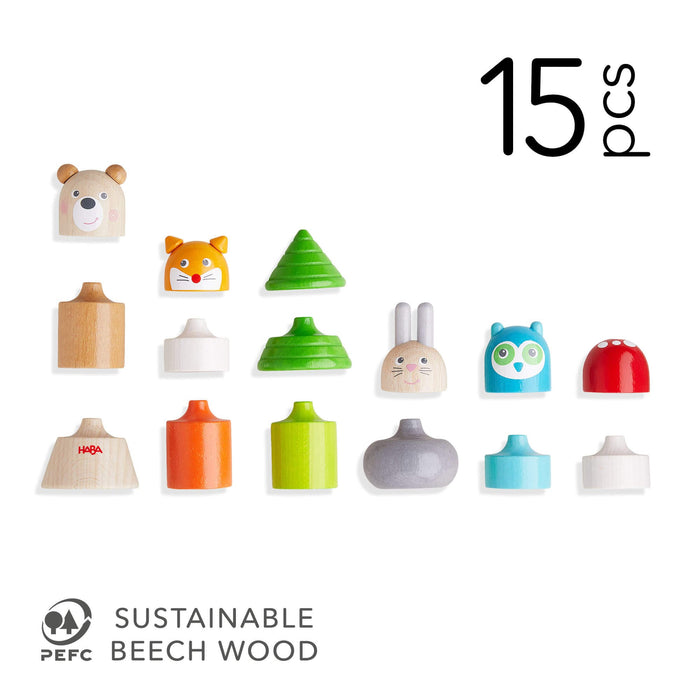 Forest Animals Wooden Stacking Toy - Babies in Bloom
