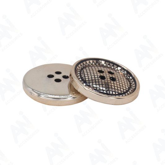 Four Hole Shiny ABS Plastic Buttons | 25.5mm(40L)