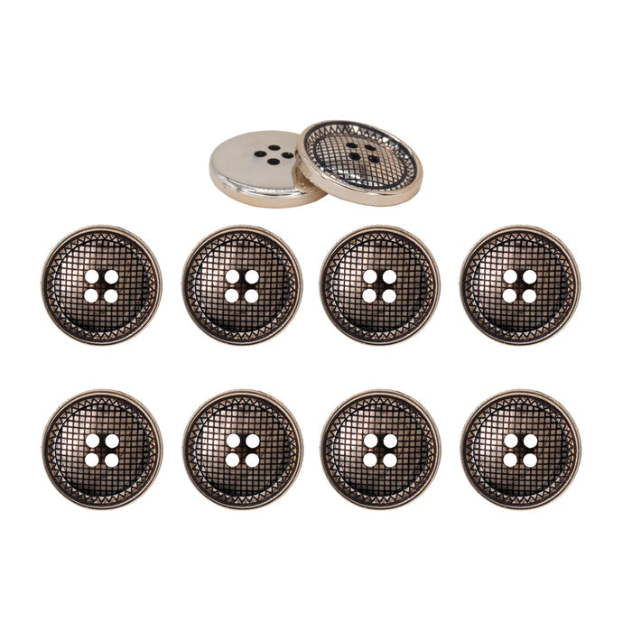25mm(40L) / Gold / 8 Buttons
