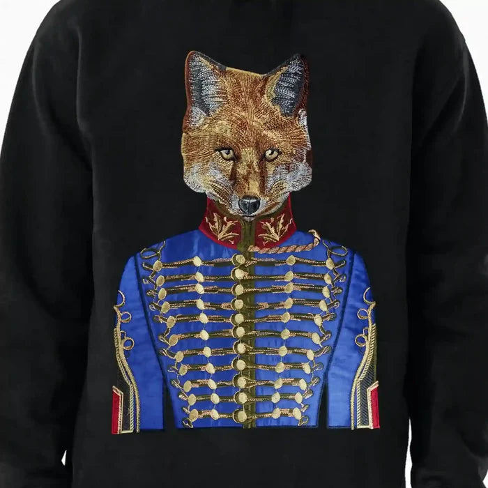 Fox Embroidery Sew Patch