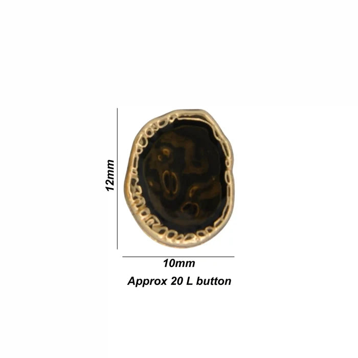Freeform Enamel Shirt Button | 10mm(20L)