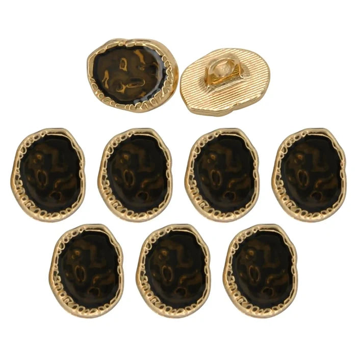 Freeform Enamel Shirt Button | 10mm(20L)