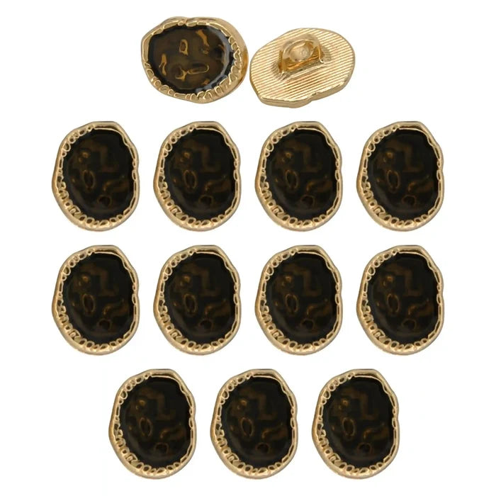 Freeform Enamel Shirt Button | 10mm(20L)