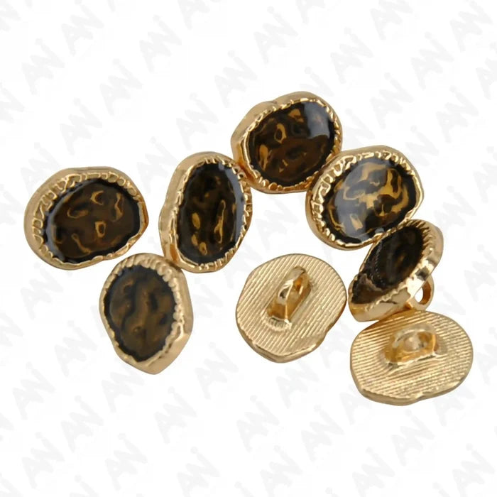 Freeform Enamel Shirt Button | 10mm(20L)