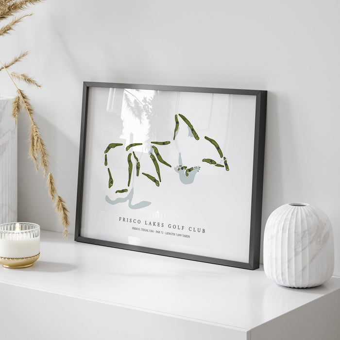 Frisco Lakes Golf Club | Golf Course Map | On Table