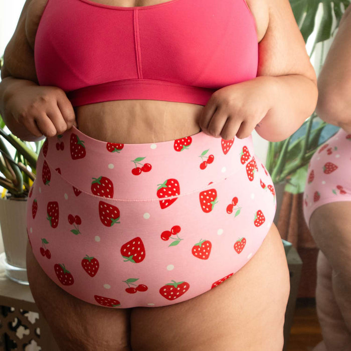 Fruity Super High Waist Knickers – Pink Lady