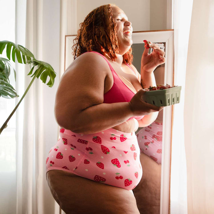 Fruity Super High Waist Knickers – Pink Lady