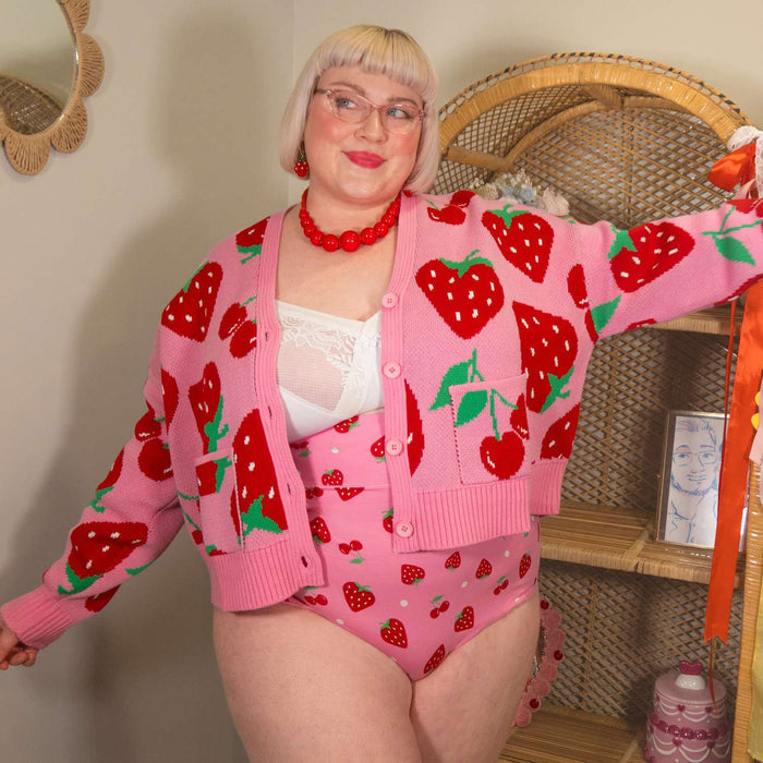 Fruity Super High Waist Knickers – Pink Lady