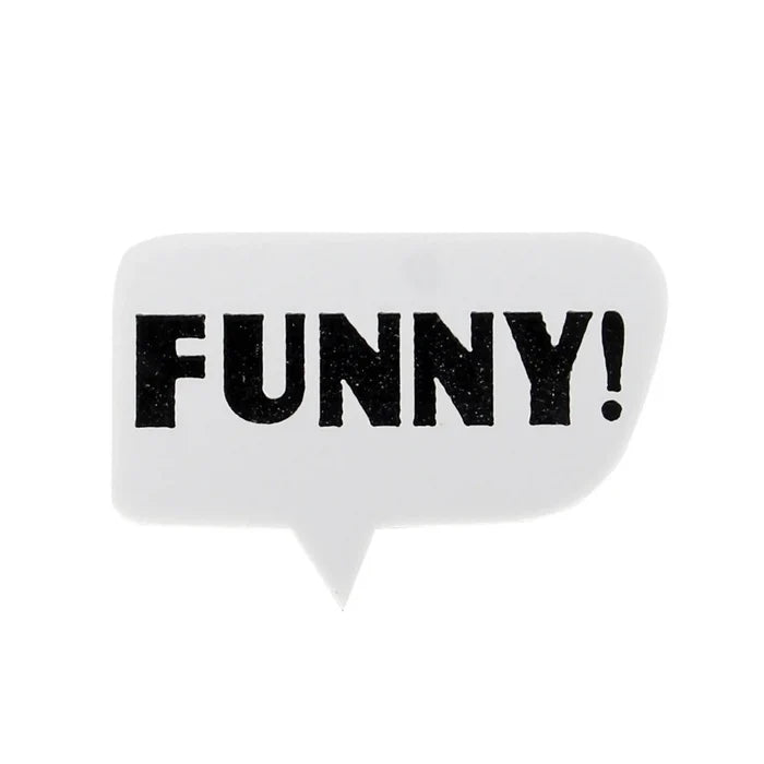 Funny Word Bubble Pin