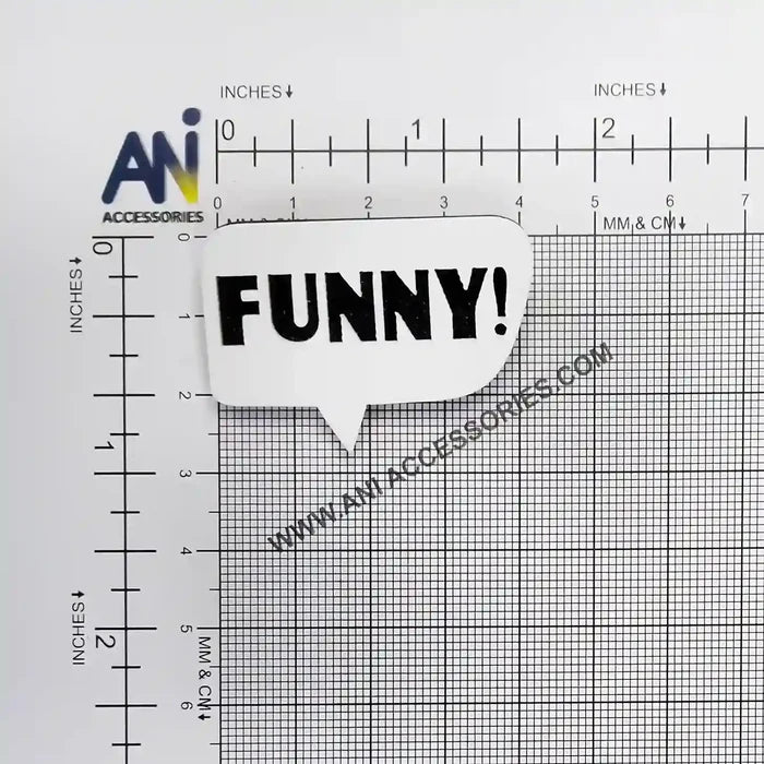 Funny Word Bubble Pin