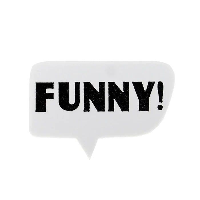Funny Word Bubble Pin
