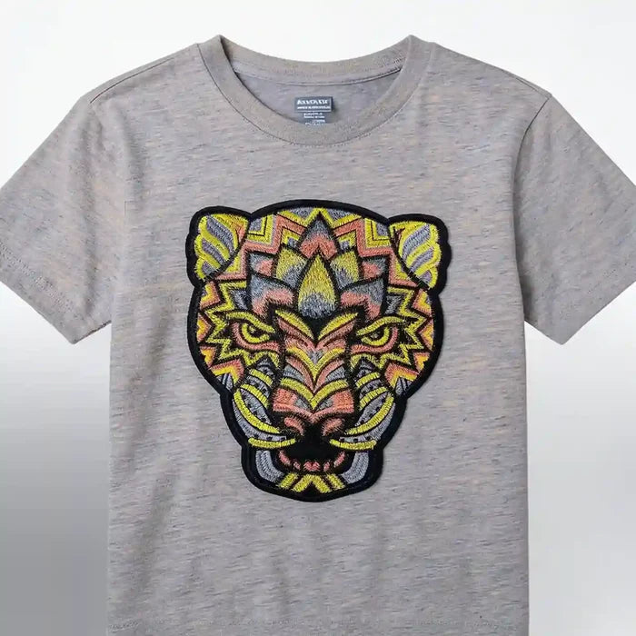 Geometric Jaguar Spirit Patch