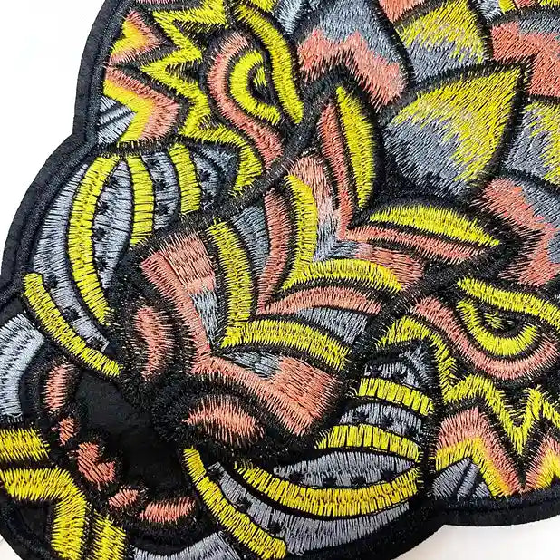 Geometric Jaguar Spirit Patch