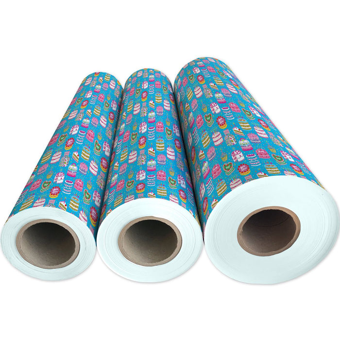 Gift Wrap - Celebration Cakes - Recycled Fiber