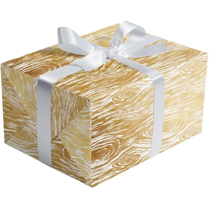 Gift Wrap - Golden Wood Grain (Recycled Fiber) - B592.24.208