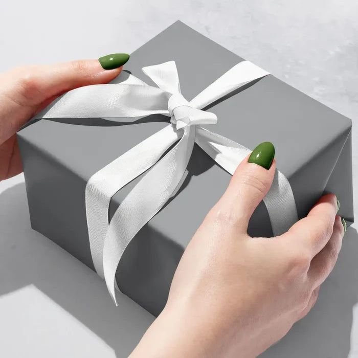 Gift Wrap - Solids - Gray Matte (Recycled Fiber)