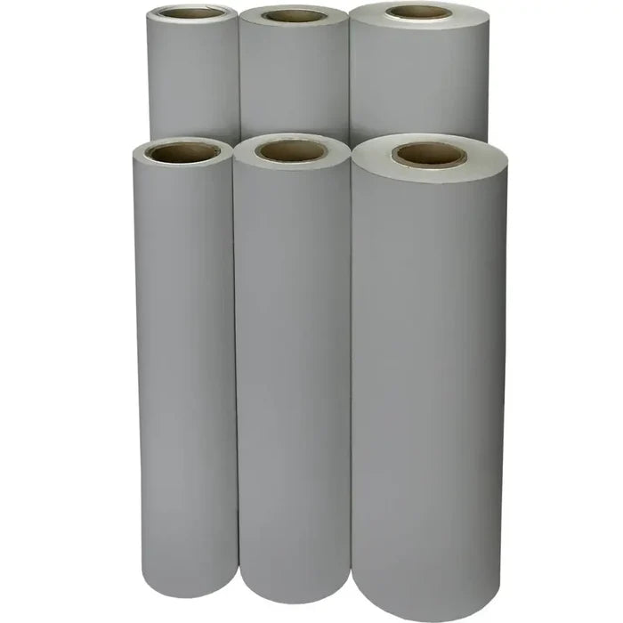 Gift Wrap - Solids - Gray Matte (Recycled Fiber)