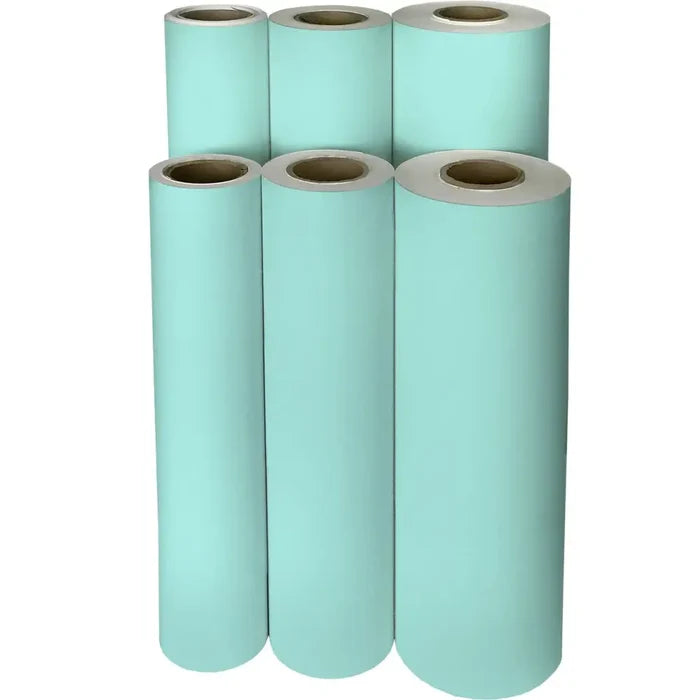 Gift Wrap - Solids - T Blue Matte (Recycled Fiber)