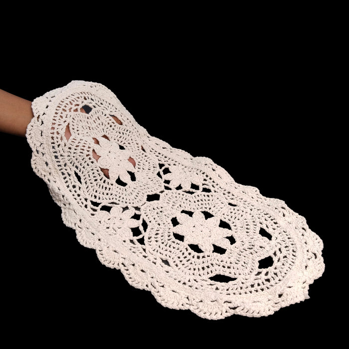 Girasol Design Crochet Cotton Sew Patch