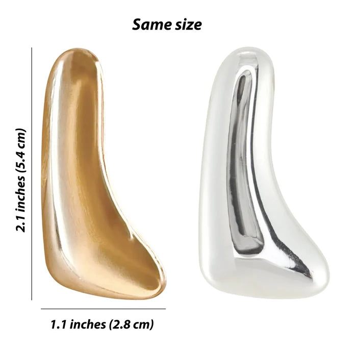 Gold and Silver Curved Pods