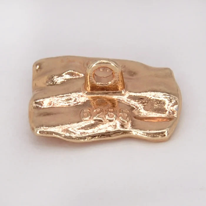 Gold Finish with Red Crystal Accent Metal Button | 23mm(36L)