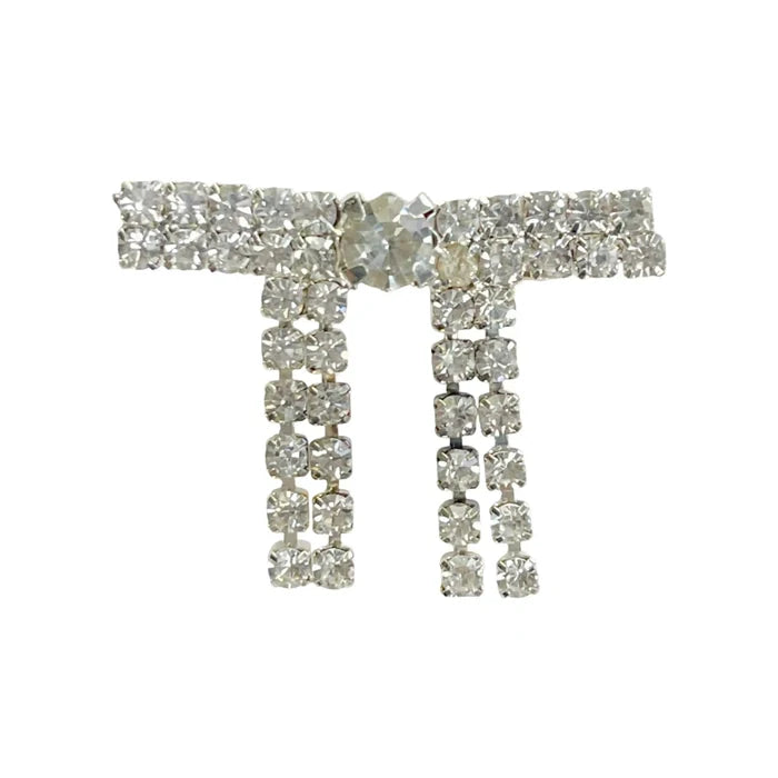 Gold & Silver Rhine Brooch for Women's Outfit with Sparkling Crystal Accents and Elegant Design