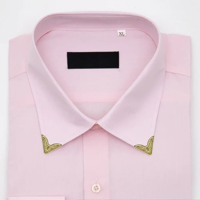 Gold V-Shaped Collar Tips